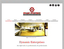 Tablet Screenshot of dynamicenterprises.com.pk